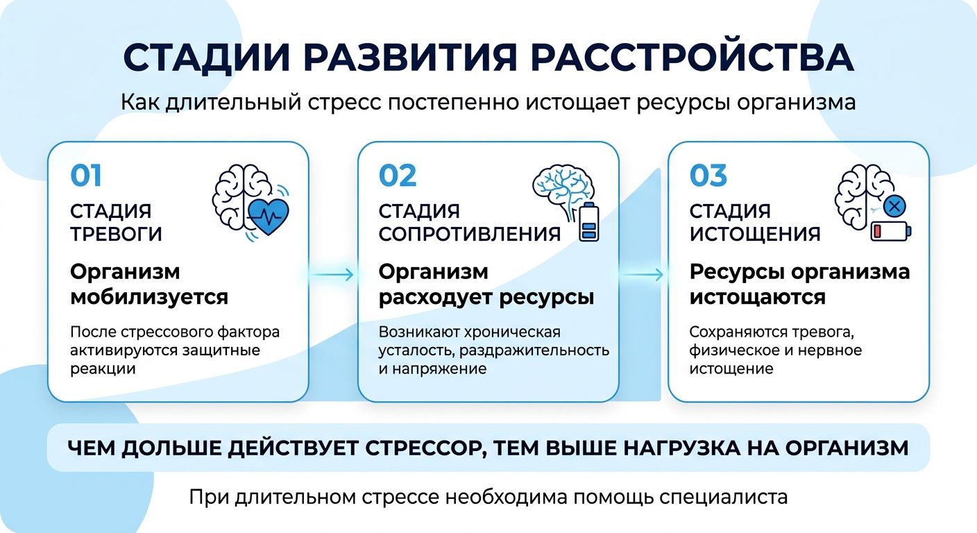 Лечение стресса в Арзамасе инфографика
